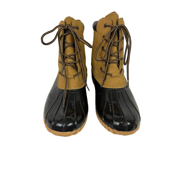 Sporto Duck Boots  Women's Size US 10  Mid Calf Original Danielle  Tan - Picture 8 of 12